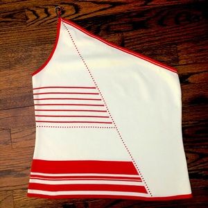 Escada one shoulder top